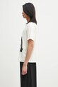 Βαμβακερό μπλουζάκι Wales Bonner Selah Oversized T Shirt UA25JE29.JE01.100 μπεζ AW25