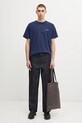 Carhartt WIP t-shirt bawełniany S/S Script Embroidery T-Shirt I030435.3CCXX niebieski