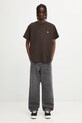 Carhartt WIP t-shirt bawełniany S/S Chase T-Shirt I026391.00WXX brązowy