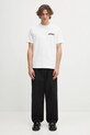 Carhartt WIP t-shirt bawełniany S/S University Script T-Shirt I036110.00AXX biały