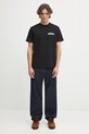 Carhartt WIP t-shirt bawełniany S/S University Script T-Shirt I036110.0D2XX czarny