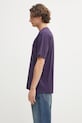 Carhartt WIP t-shirt bawełniany S/S Madison T-Shirt I033000.39FXX fioletowy AW25