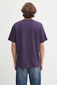 Odzież Carhartt WIP t-shirt bawełniany S/S Madison T-Shirt I033000.39FXX fioletowy