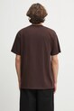 Odzież Carhartt WIP t-shirt bawełniany S/S Madison T-Shirt I033000.39GXX brązowy