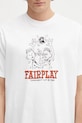 Carhartt WIP t-shirt bawełniany S/S Fairplay T-Shirt biały I035433.02XX
