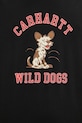 Carhartt WIP t-shirt bawełniany S/S Wild Dog T-Shirt czarny I035450.89XX