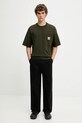 Памучна тениска Carhartt WIP S/S Work Pocket T-Shirt I035523.49XX зелен