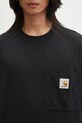 Carhartt WIP t-shirt bawełniany S/S Work Pocket T-Shirt czarny I035523.89XX