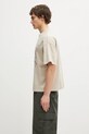 Carhartt WIP t-shirt bawełniany S/S Hackwork T-Shirt I035434.2LP60 beżowy AW25