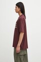 Carhartt WIP t-shirt bawełniany S/S Schooling Heart T-Shirt I035455.33KXX bordowy AW25
