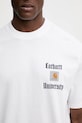 Carhartt WIP t-shirt bawełniany S/S Schooling Heart T-Shirt biały I035455.02XX