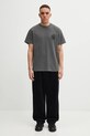 Carhartt WIP t-shirt bawełniany S/S Helix Redux T-Shirt I035485.89GD szary