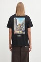 Carhartt WIP t-shirt bawełniany S/S Wiptopia T-Shirt wzorzyste czarny I035492.89XX