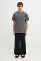 Carhartt WIP t-shirt bawełniany S/S Vista T-Shirt I030780.89GD szary