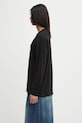 Pamučna majica dugih rukava Carhartt WIP L/S Pocket Heart T-Shirt I035300.00EXX crna AW25
