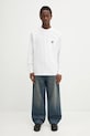 Carhartt WIP longsleeve bawełniany L/S Pocket Heart T-Shirt biały I035300.00AXX