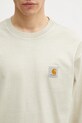 Carhartt WIP longsleeve bawełniany L/S Vista T-Shirt beżowy I030779.2LPGD