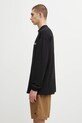 Carhartt WIP top a maniche lunghe in cotone L/S Schooling Mockneck T-Shirt I035447.K02XX nero AW25