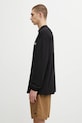 Carhartt WIP cotton longsleeve top L/S Schooling Mockneck T-Shirt I035447.K02XX black AW25