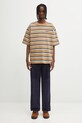 Carhartt WIP t-shirt bawełniany S/S Holm T-Shirt I035302.37AXX brązowy