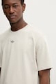 adidas Originals t-shirt bawełniany Face GFX beżowy JW0977