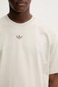 adidas Originals t-shirt bawełniany Face GFX JW0977 beżowy