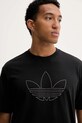 adidas Originals tricou din bumbac Studded negru JY2806