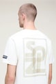 adidas Originals t-shirt bawełniany Grphc Spzl Tee beżowy KA3901
