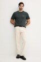 Abercrombie & Fitch t-shirt bawełniany 3-pack zielony KI123.5084.100