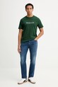 Abercrombie & Fitch t-shirt bawełniany KI123.5255.340 zielony AW25