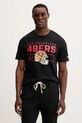 Nike t-shirt bawełniany SS Helmet Essential Tee nadruk czarny N199.00A.9B.LQC