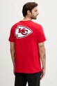Odzież Nike t-shirt bawełniany Front and Back Essential N199.65N.7G.93P czerwony