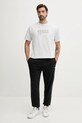 Nike t-shirt bawełniany Essential SS HeavyMax 90 01AY.0BB.9B.9P7 szary AW25