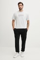 Pamučna majica Nike Essential SS HeavyMax 90 01AY.0BB.9B.9P7 siva AW25