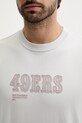Nike t-shirt bawełniany Essential SS HeavyMax 90 01AY.0BB.9B.9P7 szary