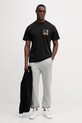 Βαμβακερό μπλουζάκι Rip Curl AOTS 0TUMTE μαύρο AW25