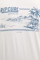 Rip Curl t-shirt bawełniany 0TZMTE beżowy
