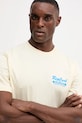 Rip Curl t-shirt bawełniany beżowy 0U7MTE