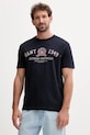 Gant t-shirt bawełniany nadruk granatowy 2003353