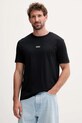 Gant t-shirt bawełniany regular czarny 2003362