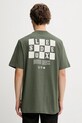 Odzież Les Deux t-shirt bawełniany Rook 1000833 zielony