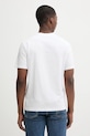 Ρούχα Βαμβακερό μπλουζάκι United Colors of Benetton 3MI5U10BG λευκό