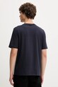 Odzież Bally t-shirt bawełniany MJE0AY granatowy