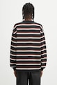 Clothing Carhartt WIP cotton longsleeve top L/S Holm I035303.37DXX black