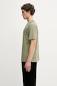 Café Kitsuné t-shirt bawełniany Relax PU00105KJ7014 zielony AW25