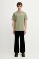 Café Kitsuné t-shirt bawełniany Relax PU00105KJ7014 zielony