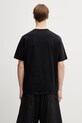 Odzież Café Kitsuné t-shirt bawełniany Relax PU00105KJ7014 czarny