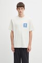 Gramicci t-shirt bawełniany Hemp nadruk beżowy G5FU.T081