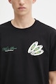 Filling Pieces t-shirt bawełniany T-shirt DJ czarny 422520500241