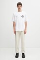 Filling Pieces t-shirt bawełniany Boxy Bouquet 422520501122 biały